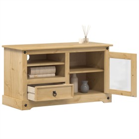 Corona TV stand made of solid pine wood 100x45x58 cm by vidaXL, TV Furniture - Ref: Foro24-4005669, Price: 158,99 €, Discount: %