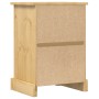 Mesita de noche Corona madera maciza de pino 45x35x64 cm de vidaXL, Mesitas de noche - Ref: Foro24-4005655, Precio: 74,77 €, ...