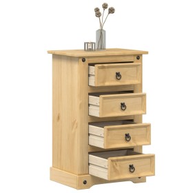 Corona solid pine wood bedside table 53x39x84 cm by vidaXL, Nightstands - Ref: Foro24-4005660, Price: 109,24 €, Discount: %