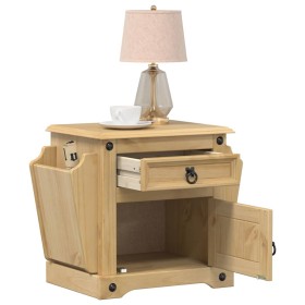 Corona solid pine wood bedside table 45x35x47.5 cm by vidaXL, Nightstands - Ref: Foro24-4005657, Price: 69,09 €, Discount: %