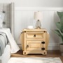 Corona solid pine wood bedside table 45x35x47.5 cm by vidaXL, Nightstands - Ref: Foro24-4005657, Price: 68,70 €, Discount: %