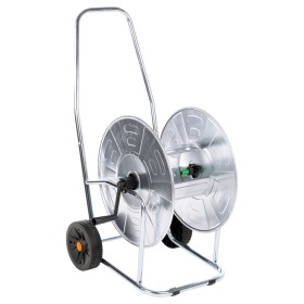 Hose reel cart for 80 m 3/4" steel hose by vidaXL, Garden hose holder - Ref: Foro24-4005283, Price: 185,99 €, Discount: %