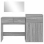 3-piece Sonoma gray engineered wood vanity set by vidaXL, Bedroom furniture sets - Ref: Foro24-3276523, Price: 171,53 €, Disc...