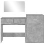 3-piece vanity set in gray concrete engineered wood by vidaXL, Bedroom furniture sets - Ref: Foro24-3276521, Price: 167,68 €,...