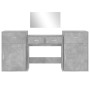 4-piece engineered wood vanity set in gray concrete by vidaXL, Bedroom furniture sets - Ref: Foro24-3276528, Price: 241,07 €,...