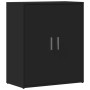 Engineered wood sideboard 2 units black 60x31x70 cm by vidaXL, Sideboards - Ref: Foro24-3276540, Price: 119,08 €, Discount: %