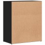 Aparador de madera de ingeniería 2 uds negro 60x31x70 cm de vidaXL, Aparadores - Ref: Foro24-3276540, Precio: 118,92 €, Descu...