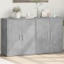 Aparador de madera ingeniería 2 uds gris hormigón 60x31x70 cm de vidaXL, Aparadores - Ref: Foro24-3276542, Precio: 115,48 €, ...