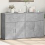 Aparador de madera ingeniería 2 uds gris hormigón 60x31x70 cm de vidaXL, Aparadores - Ref: Foro24-3276549, Precio: 128,03 €, ...