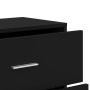 2 black engineered wood sideboards 60x31x84 cm by vidaXL, Sideboards - Ref: Foro24-3276582, Price: 168,60 €, Discount: %