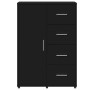 2 black engineered wood sideboards 60x31x84 cm by vidaXL, Sideboards - Ref: Foro24-3276589, Price: 182,61 €, Discount: %