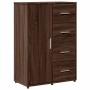 Aparadores 2 uds madera de ingeniería marrón roble 60x31x84 cm de vidaXL, Aparadores - Ref: Foro24-3276594, Precio: 211,39 €,...