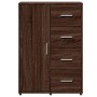 Aparadores 2 uds madera de ingeniería marrón roble 60x31x84 cm de vidaXL, Aparadores - Ref: Foro24-3276594, Precio: 211,39 €,...