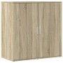 2 Stk. Sideboards aus Holzwerkstoff Sonoma Eiche 79x38x80 cm von vidaXL, Sideboards - Ref: Foro24-3276604, Preis: 163,20 €, R...