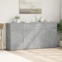 2 gray concrete effect engineered wood sideboards 79x38x80 cm by vidaXL, Sideboards - Ref: Foro24-3276619, Price: 193,09 €, D...