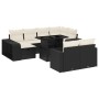 Garden sofa set 11 pieces and black synthetic rattan cushions by vidaXL, Garden sets - Ref: Foro24-3276502, Price: 699,08 €, ...