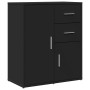 Engineered wood sideboard 2 units black 60x31x70 cm by vidaXL, Sideboards - Ref: Foro24-3276561, Price: 153,62 €, Discount: %