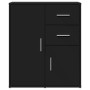 Engineered wood sideboard 2 units black 60x31x70 cm by vidaXL, Sideboards - Ref: Foro24-3276561, Price: 153,62 €, Discount: %