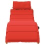 Sun loungers with cushions, 2 units, solid red acacia wood by vidaXL, Loungers - Ref: Foro24-3214837, Price: 304,24 €, Discou...