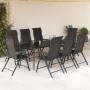 Klappbare Gartenstühle 8 Stück synthetisches Rattan schwarz Kaffee von vidaXL, Gartenstühle - Ref: Foro24-3270612, Preis: 544...