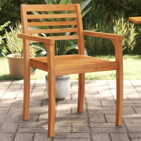 Garden chairs 4 pcs solid acacia wood 59x55x85 cm by vidaXL, Garden chairs - Ref: Foro24-3216303, Price: 252,74 €, Discount: %