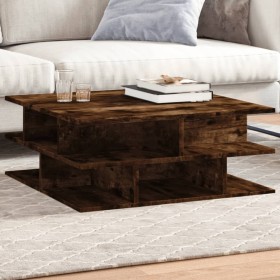 Engineered wood smoked oak coffee table 70x70x29 cm by vidaXL, Coffee table - Ref: Foro24-840748, Price: 78,99 €, Discount: %