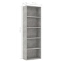 5-stöckiges Regal aus betongrauem Sperrholz, 60 x 30 x 189 cm von vidaXL, Bücherregale und Regale - Ref: Foro24-800994, Preis...