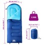 Saco de dormir de camping para adultos 3-4 estaciones de vidaXL, Sacos de dormir - Ref: Foro24-94439, Precio: 41,36 €, Descue...