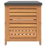 Solid acacia wood garden storage box 60x50x55 cm by vidaXL, Outdoor storage boxes - Ref: Foro24-367838, Price: 126,99 €, Disc...