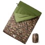 Saco de dormir doble y almohadas camping adultos 3-4 estaciones de vidaXL, Sacos de dormir - Ref: Foro24-94453, Precio: 75,35...