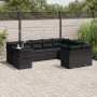 Garden sofa set 10 pieces with black synthetic rattan cushions by vidaXL, Garden sets - Ref: Foro24-3266845, Price: 651,95 €,...