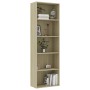 5-tier oak plywood shelving unit 60x30x189cm by vidaXL, Bookcases and shelves - Ref: Foro24-800993, Price: 85,91 €, Discount: %