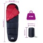 Mummy-style camping sleeping bag for adults, 3 seasons. by vidaXL, Sleeping bag - Ref: Foro24-94498, Price: 30,79 €, Discount: %