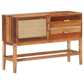 Aparador de madera maciza reciclada 118x30x76 cm de vidaXL, Aparadores - Ref: Foro24-288097, Precio: 241,99 €, Descuento: %