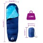 Mumien-Typ Camping Schlafsack für Erwachsene 3 Jahreszeiten von vidaXL, Schlafsack - Ref: Foro24-94523, Preis: 34,38 €, Rabat...