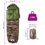 Mumien-Typ Camping Schlafsack für Erwachsene 3 Jahreszeiten von vidaXL, Schlafsack - Ref: Foro24-94521, Preis: 34,98 €, Rabat...