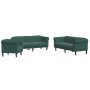 Set mit 3 teiligen dunkelgrünen Samtsofas von vidaXL, Sofas - Ref: Foro24-3209211, Preis: 735,52 €, Rabatt: %