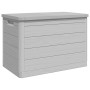 Baúl para cojines polipropileno gris 77,5x44,5x53 cm de vidaXL, Cajas de almacenaje para exteriores - Ref: Foro24-366603, Pre...