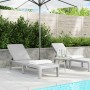 Adjustable sun lounger in 4 heights made of polypropylene 155.5x57x28 cm by vidaXL, Loungers - Ref: Foro24-4008101, Price: 94...