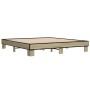 Estructura cama madera ingeniería metal roble Sonoma 180x200 cm de vidaXL, Camas y somieres - Ref: Foro24-3280223, Precio: 13...