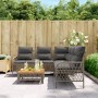 Set Gartensofas mit Kissen 2 Stück synthetisches Rattangrau von vidaXL, Gartensets - Ref: Foro24-368734, Preis: 380,99 €, Rab...