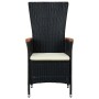 Garden chairs 2 units with black synthetic rattan cushions by vidaXL, Garden chairs - Ref: Foro24-47675, Price: 225,83 €, Dis...