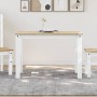 Panama solid white pine dining table 117x60x75 cm by vidaXL, Kitchen and dining tables - Ref: Foro24-4005704, Price: 142,19 €...