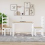 Panama solid white pine dining table 117x60x75 cm by vidaXL, Kitchen and dining tables - Ref: Foro24-4005704, Price: 142,19 €...