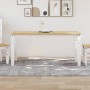 Corona solid white pine wood dining table 160x80x75 cm by vidaXL, Kitchen and dining tables - Ref: Foro24-4005719, Price: 207...