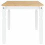 Corona solid white pine wood dining table 160x80x75 cm by vidaXL, Kitchen and dining tables - Ref: Foro24-4005719, Price: 207...