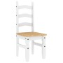 Corona dining chairs 2 units white pine wood 42x47x107 cm by vidaXL, dining chairs - Ref: Foro24-4005725, Price: 148,70 €, Di...