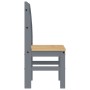 Dining chairs 2 units solid pine wood gray 40x46x99 cm by vidaXL, dining chairs - Ref: Foro24-4005727, Price: 122,60 €, Disco...