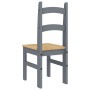 Dining chairs 2 units solid pine wood gray 40x46x99 cm by vidaXL, dining chairs - Ref: Foro24-4005727, Price: 122,60 €, Disco...