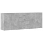 Aparadores 3 uds madera contrachapada gris hormigón de vidaXL, Aparadores - Ref: Foro24-3276612, Precio: 262,99 €, Descuento: %